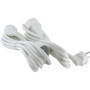 Lot de 2 prolongateurs - CHACON - HO5VVF 3 x 1,5 mm² - 3 m - Blanc