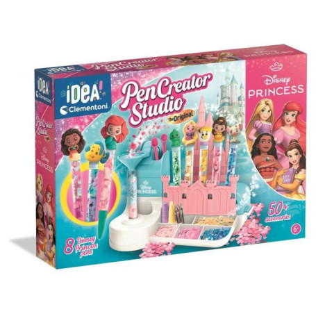 Clementoni- Atelier des stylos - Édition Disney Princesses