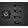 Plaque de cuisson a gaz - DAEWOO - 3 foyers - 60 cm - BH6GKR21BNL - Noir