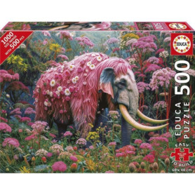 Puzzle - EDUCA - Éléphant Fleuri - 500 pieces - Theme Animaux - Pour enfants a partir de 10 ans Puzzle - EDUCA - Éléphant Fleuri - 500 pieces - Theme Animaux - Pour enfants a partir de 10 ans