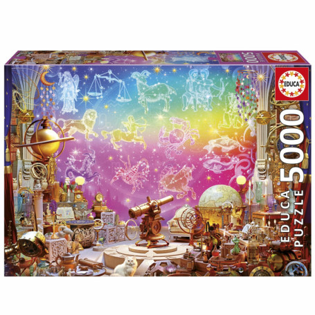 Puzzle - EDUCA - Astrologie - 5000 pieces - 157 x 107 cm - Pour adultes - Theme science et espace