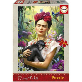 Puzzle - EDUCA - Le Jardin de la Vie - 1000 pieces - 34 x 48 cm - Theme: Frida Kahlo Puzzle - EDUCA - Le Jardin de la Vie - 1000 pieces - 34 x 48 cm - Theme: Frida Kahlo