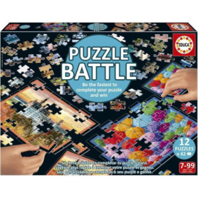 Puzzle - EDUCA - Battle Travel - 12 puzzles - 42 pieces - Theme Voyage et cartes Puzzle - EDUCA - Battle Travel - 12 puzzles - 42 pieces - Theme Voyage et cartes