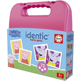 Identic Peppa Pig - Jeu de mémoire - EDUCA - 72 cartes, développe mémoire et attention - Des 3 ans Identic Peppa Pig - Jeu de mémoire - EDUCA - 72 cartes, développe mémoire et attention - Des 3 ans