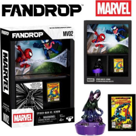 Figurine - FANDROP x STAR WARS - Spider-Man vs Venom - Vitrine avec scene culte + mini affiche - 18 cm Figurine - FANDROP x STAR WARS - Spider-Man vs Venom - Vitrine avec scene culte + mini affiche - 18 cm