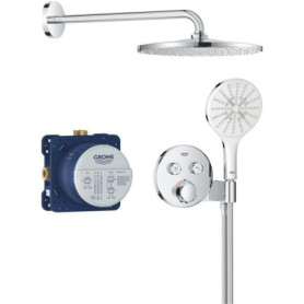 Ensemble de douche encastré - Tous les types de jets - Mitigeur thermostatique - GROHE - 34877000 - Gris Ensemble de douche encastré - Tous les types de jets - Mitigeur thermostatique - GROHE - 34877000 - Gris