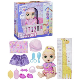 Baby Alive Bébé grandit LaLa GooGoo, coffret poupée interactive, avec plus de 75 sons et phrases, des 3 ans Baby Alive Bébé grandit LaLa GooGoo, coffret poupée interactive, avec plus de 75 sons et phrases, des 3 ans