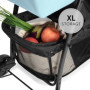 HAUCK - Poussette canne - SPORT - Pliable & inclinable - Capote Pare-Soleil - 4 roues - Noir / Bleu