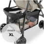 HAUCK - Poussette canne - SPORT - Pliable & inclinable - Capote Pare-Soleil - 4 roues - Bleu