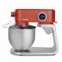Robot pâtissier - HKoeNIG - KM124 - 5L - 8 vitesses - Rouge mat et argent