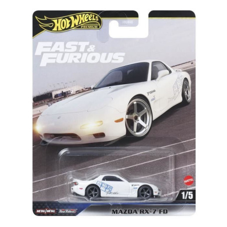 Voiture - Hot Wheels - Fast & Furious - Métal premium - Échelle 1/64 - Multicolore