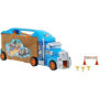 Grand camion de transport de véhicules miniatures - KLEIN - 2474 - Hot Wheels avec accessoires - Des 3 ans