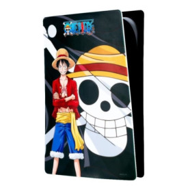 Façade de protection - KONIX - One Piece - PS5 - Silicone - Antichoc - Anti-rayures - Motif Luffy - Noir Façade de protection - KONIX - One Piece - PS5 - Silicone - Antichoc - Anti-rayures - Motif Luffy - Noir