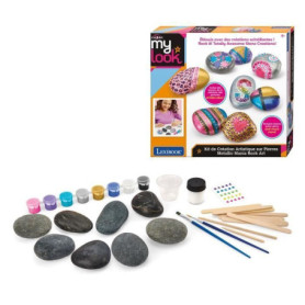 LEXIBOOK - Kit de création artistique sur pierres avec effet métallique LEXIBOOK - Kit de création artistique sur pierres avec effet métallique