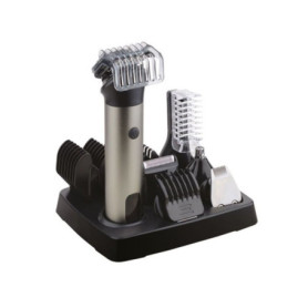 Tondeuse multifonction - LITTLE BALANCE -  6 Barber 6-en-1 - 240 min - 6 tetes - Inox Tondeuse multifonction - LITTLE BALANCE -  6 Barber 6-en-1 - 240 min - 6 tetes - Inox