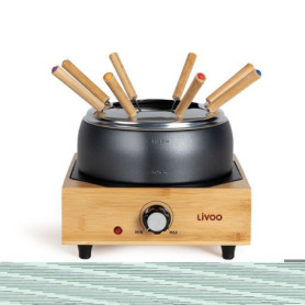 Appareil a fondue électrique - LIVOO - DOC287 - 800W - 2L - 8 personnes - Thermostat ajustable - Caquelon antiadhésif sans PFAS Appareil a fondue électrique - LIVOO - DOC287 - 800W - 2L - 8 personnes - Thermostat ajustable - Caquelon antiadhésif sans PFAS