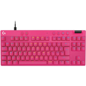 Clavier gamer - Filaire - Logitech G - Pro X TKL Rapid - AZERTY - Rose Clavier gamer - Filaire - Logitech G - Pro X TKL Rapid - AZERTY - Rose