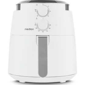 Friteuse a air chaud - MEDION - MD13020 - Airfryer - 1500 watts - Minuterie 60 min - Jusqu'a 200°C - 4,7 L - Blanc Friteuse a air chaud - MEDION - MD13020 - Airfryer - 1500 watts - Minuterie 60 min - Jusqu'a 200°C - 4,7 L - Blanc 140,71 €