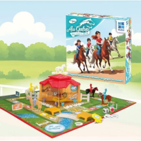 Au Galop - Jeu de plateau - MEGABLEU - Prépare ton cheval, entraîne-le, gagne la course ! Au Galop - Jeu de plateau - MEGABLEU - Prépare ton cheval, entraîne-le, gagne la course ! 44,87 €