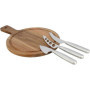 Planche a decouper - MENASTYL - 5040076 - Rectangulaire - En bois d'acacia - Avec 3 couteaux a fromage en inox 36,74 €
