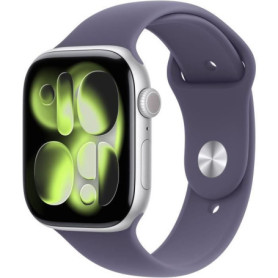Apple Watch Series 11 GPS - 46mm - Boîtier Silver Aluminium  - Bracelet Purple Fog Sport Band - M/L Apple Watch Series 11 GPS - 46mm - Boîtier Silver Aluminium - Bracelet Purple Fog Sport Band - M/L 580,02 €