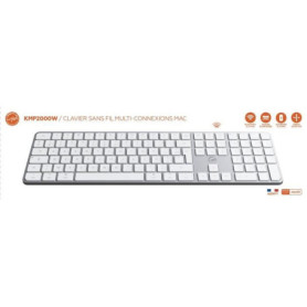 Clavier sans fil - Touches plates - MOBILITY LAB - KMP2000W - AZERTY - FR - Multi-connexions - Blanc Clavier sans fil - Touches plates - MOBILITY LAB - KMP2000W - AZERTY - FR - Multi-connexions - Blanc 54,13 €