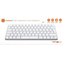 Mini clavier - Touches plates - MOBILITY LAB - KMP2000W - AZERTY - FR - Multi-connexions - Blanc 45,10 €