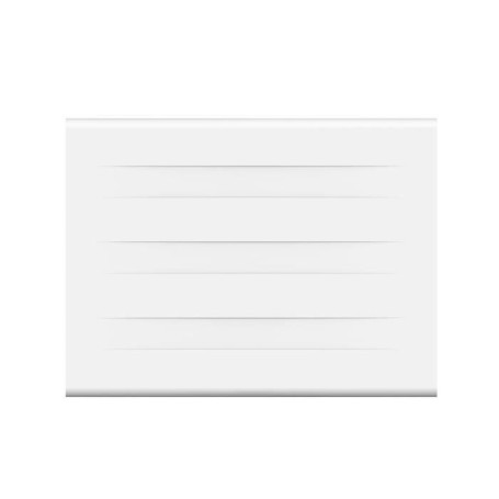 Radiateur électrique fixe a inertie seche - Double coeur de chauffe - 1000 W - OCEANIC - Blanc mat -NF