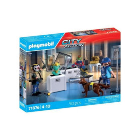 PLAYMOBIL 71876 Arrestation de cambrioleurs au musée, Les policiers, City Action, 50 pieces, des 4 ans PLAYMOBIL 71876 Arrestation de cambrioleurs au musée, Les policiers, City Action, 50 pieces, des 4 ans