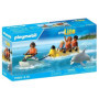 Playmobil 71905 Scooter des mers, banane tractée & 4 personnages, My Life Vacances a la plage, 22 pieces, des 4 ans