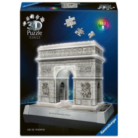 Puzzle 3D Iconics - Arc de Triomphe illuminé Puzzle 3D Iconics - Arc de Triomphe illuminé