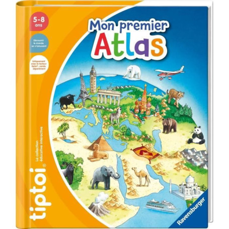 tiptoi, Livre interactif, Mon premier Atlas, 5 ans, 13099012, Ravensburger