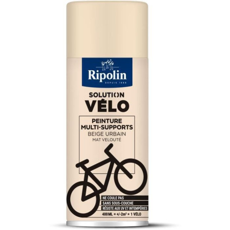 Solution vélo - RIPOLIN - 0,4 L - Beige urbain mat