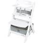 Chaise haute évolutive - ROBA - LIV UP - De 6 mois jusqu'a 70 kg - Set organisateur inclus - Blanc