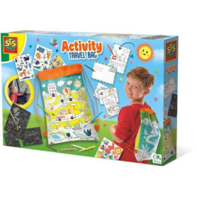 Sac de voyage et activités - SES CREATIVE - Débordant de jeux et d'activités pour les voyages. Sac de voyage et activités - SES CREATIVE - Débordant de jeux et d'activités pour les voyages.