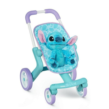 SMOBY - Stitch Poussette + Peluche - des 18 mois