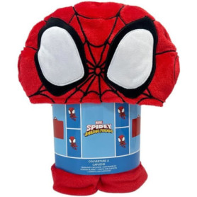 Plaid polaire a capuche 3D - SPIDERMAN - 120 x 150 cm Plaid polaire a capuche 3D - SPIDERMAN - 120 x 150 cm