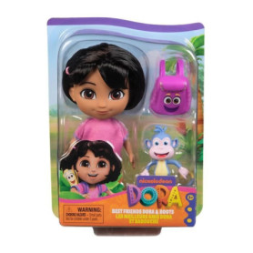 Dora - Poupée 15cm + figurine Babouche - des 3 ans - Dora l'exploratrice Dora - Poupée 15cm + figurine Babouche - des 3 ans - Dora l'exploratrice