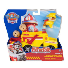 Figurine Rubben - Véhicules + 2 projectiles - des 3 ans - Fire Rescue - La Pat'Patrouille Figurine Rubben - Véhicules + 2 projectiles - des 3 ans - Fire Rescue - La Pat'Patrouille