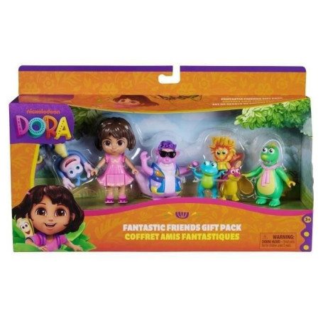 Dora - Coffret amis fantastiques - 5 Figurines - des 3 ans - Dora l'exploratrice