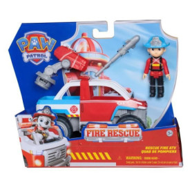 Paw Patrol -Figurine Ryder + véhicule - des 3 ans - Fire Rescue - La Pat'Patrouille Paw Patrol -Figurine Ryder + véhicule - des 3 ans - Fire Rescue - La Pat'Patrouille