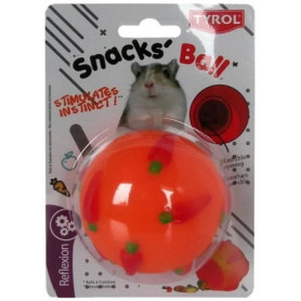 Jouet rongeur - TYROL - Balle a Friandises - Ø 7,5cm Jouet rongeur - TYROL - Balle a Friandises - Ø 7,5cm