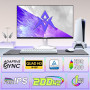 Amzfast 27 Pouces Ecran PC Gamer- 200Hz, QHD 2560x1440, Fast IPS Écran, 1ms MPRT, 95% DCI-P3, 130% sRGB, Anti-Lumière Bleue, HDR