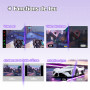 Amzfast 27 Pouces Ecran PC Gamer- 200Hz, QHD 2560x1440, Fast IPS Écran, 1ms MPRT, 95% DCI-P3, 130% sRGB, Anti-Lumière Bleue, HDR