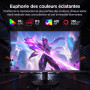 KOORUI G2421V Ecran PC Gamer 24 Pouces, 180Hz, Fast IPS, QHD 1440P Ecran Gaming, 1ms, HDR 400, Adaptive Sync,Compatible VESA 75