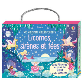 Ma valisette d'autocollants Licornes, sirènes et fées : avec de nombreux autocollants brillants ! Dès 3 ans Ma valisette d'autocollants Licornes, sirènes et fées : avec de nombreux autocollants brillants ! Dès 3 ans