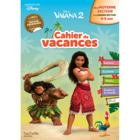 Disney - Vaiana 2 - De la Moyenne Section à la Grande Section - Cahier de vacances 2025 Disney - Vaiana 2 - De la Moyenne Section à la Grande Section - Cahier de vacances 2025