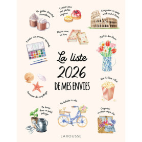 La liste 2026 de mes envies