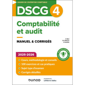 DSCG 4 - Comptabilité et audit - Manuel 2025-2026 DSCG 4 - Comptabilité et audit - Manuel 2025-2026