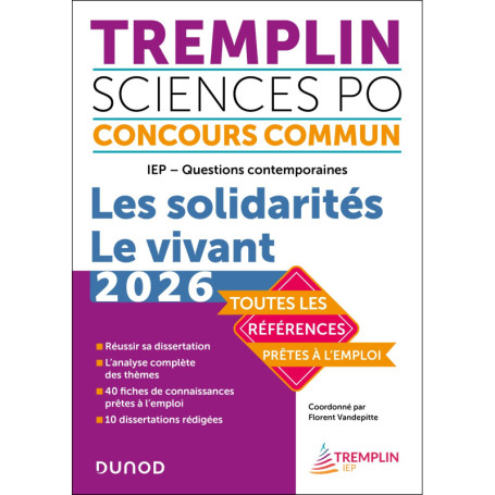 Tremplin Concours IEP Questions contemporaines 2026